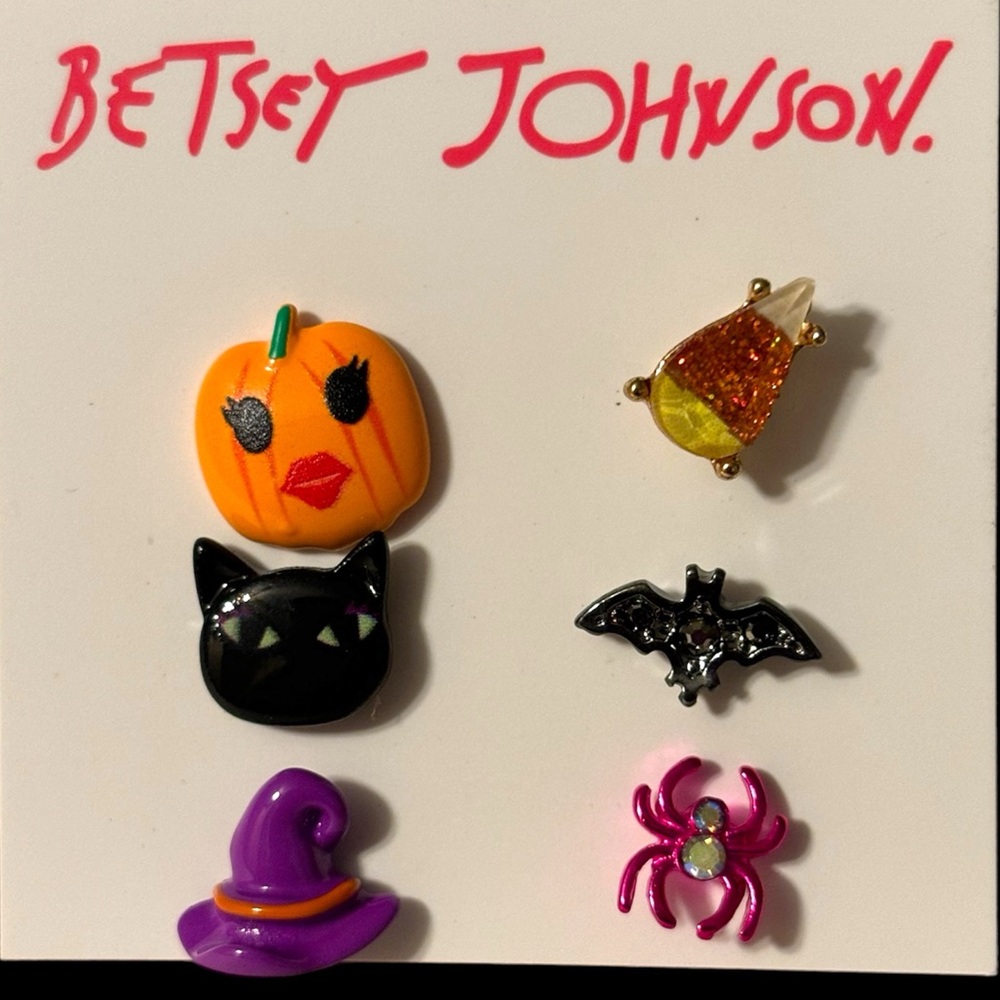 NWT•Betsey Johnson Halloween Mix & Match post earrings